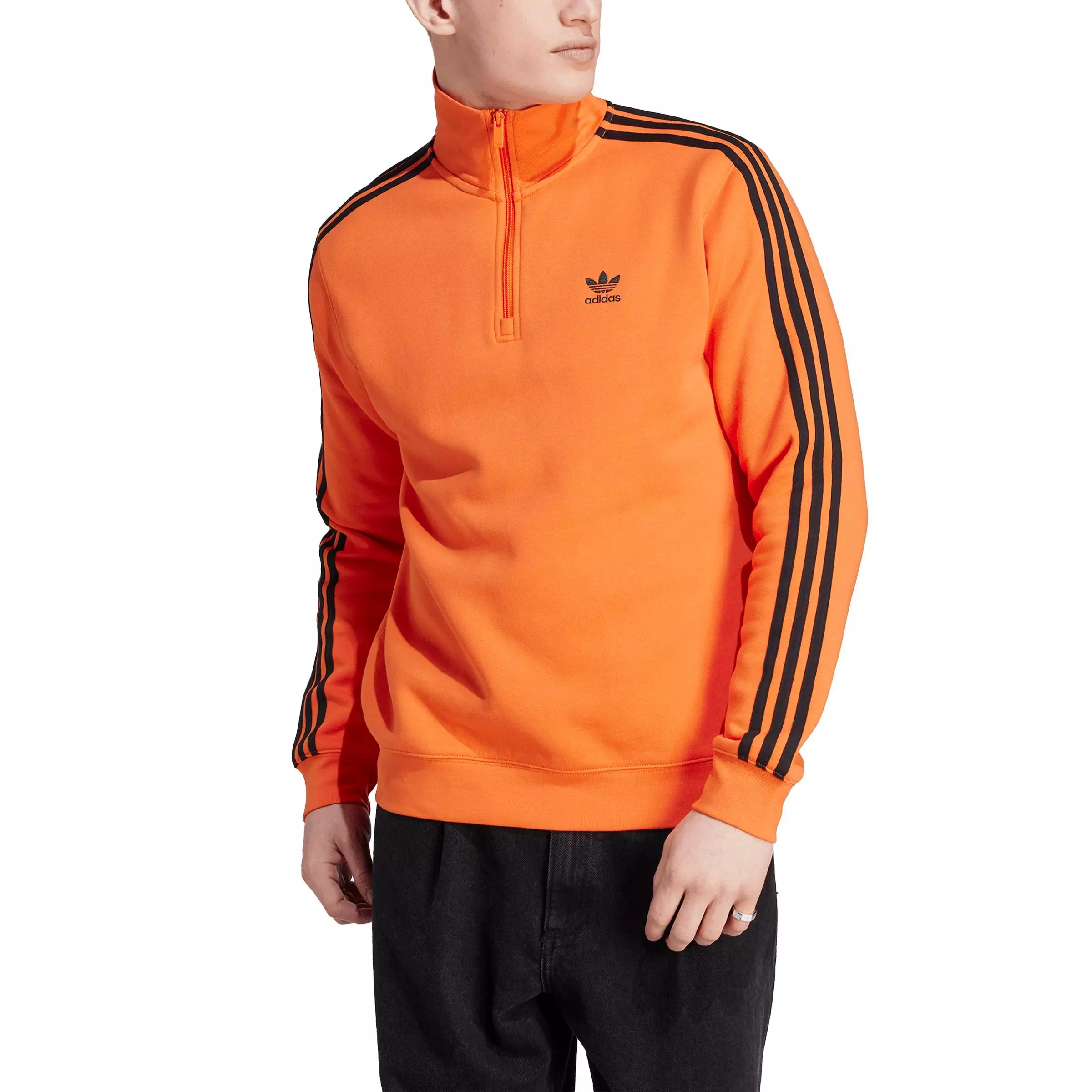 ADICOLOR CLASSIC アディダス ハーフジップ スウェット M adidas Adicolor Classics 3-Stripes Half-Zip Sweatshirt